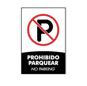 Señal Prohibido Parquear