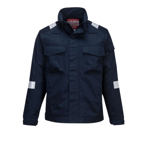 Chaqueta Ignifuga para soldar Azul Navy PortWest FR68