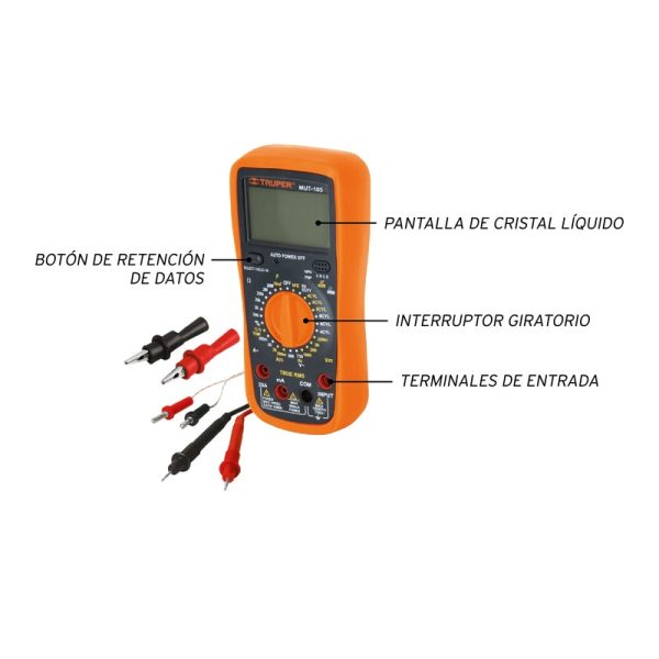 Multimetro-Digital-Truper-Profesional-central-de-suministros-gs