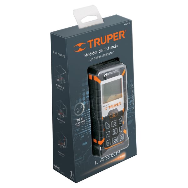 Medidor de distancia Laser 70m truper