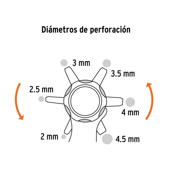 Pinza sacabocados Truper mango de PVC 9" Ref: 17340