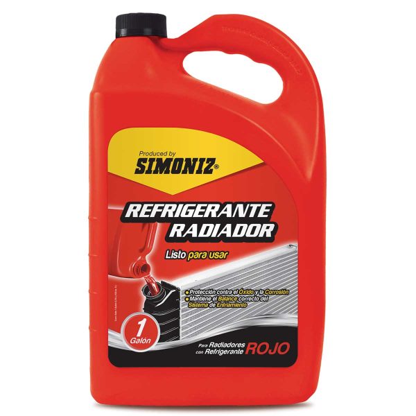 Refrigerante para Radiador Simoniz Rojo x Galón