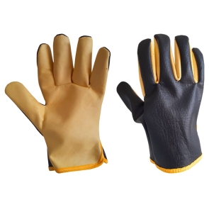 Guantes de vaqueta Sencillo combinado Steelpro