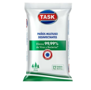 Paños Desinfectantes Antiviral Task x12 und