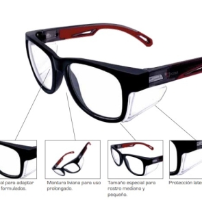 Gafas de Seguridad Lente formulado KIM 66 Heraclex RX AL273